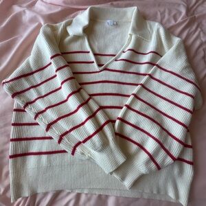 New striped sweater